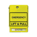 Dual Action SPST Waterproof Switch Yellow for Industrial Use