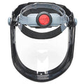 Maxview Faceshield Assembly, Polycardonate Visor, Clear Uncoated Lens, Ratchet Suspension, Black