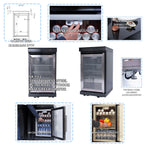 NG 85" 6-Burner 85,000 BTU Black Outdoor Kitchen Island Grill Refrigerator + Rotisserie Kit + Sink