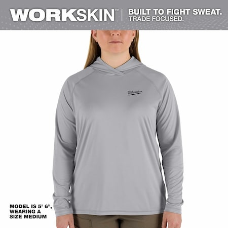 Hoodie,L,Gray,Women's