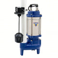 SewageEjectorPump,10ft,1hp,Single,115VAC