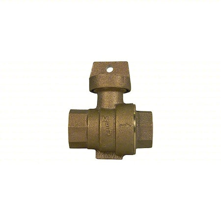 Manual 2-Way Ball Valve,NPT,Brass