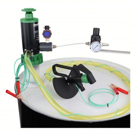 Air Drum Pump, 4.5 gpm, 10 psi, 1:1