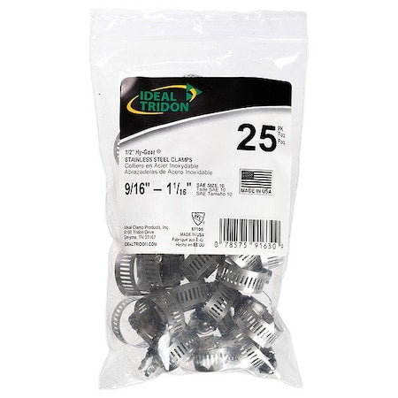 Contractor Bag,1/2"W,1/2"ID,PK25