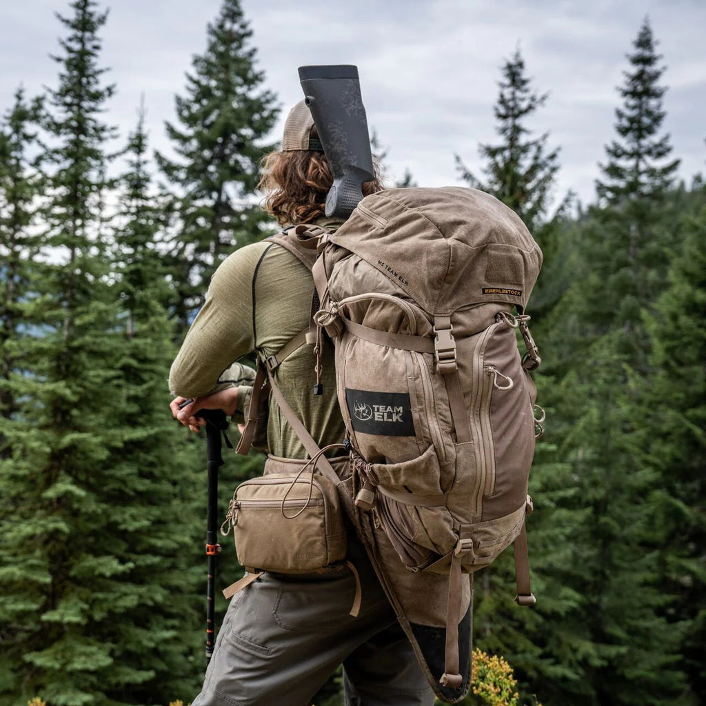 Eberlestock Team Elk Pack - Lightweight Hunting Pack w/ Rifle Scabbard