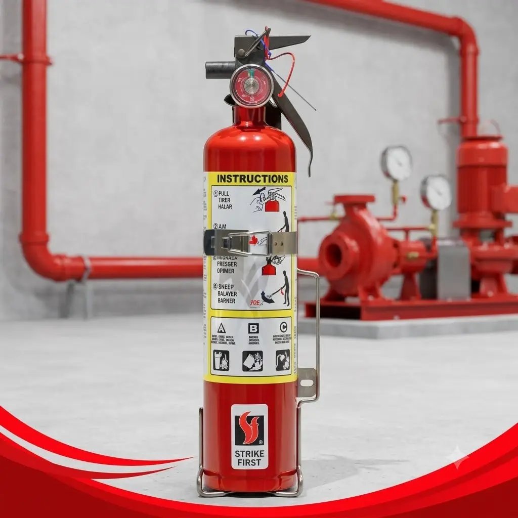 2.75 lb 10BC Fire Extinguisher With Vehicle Bracket
