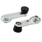 Silver Billet Window Crank Handle For Honda Acura Integra EK Del Sol K20 K24 B16 2PC
