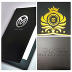 Yescom Personalized Menu Covers LED Menu Cover Dual Page 8.5x14in Set(5)