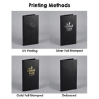 Yescom Personalized Menu Covers PU Leather Wine Menu Cover 4.25x11