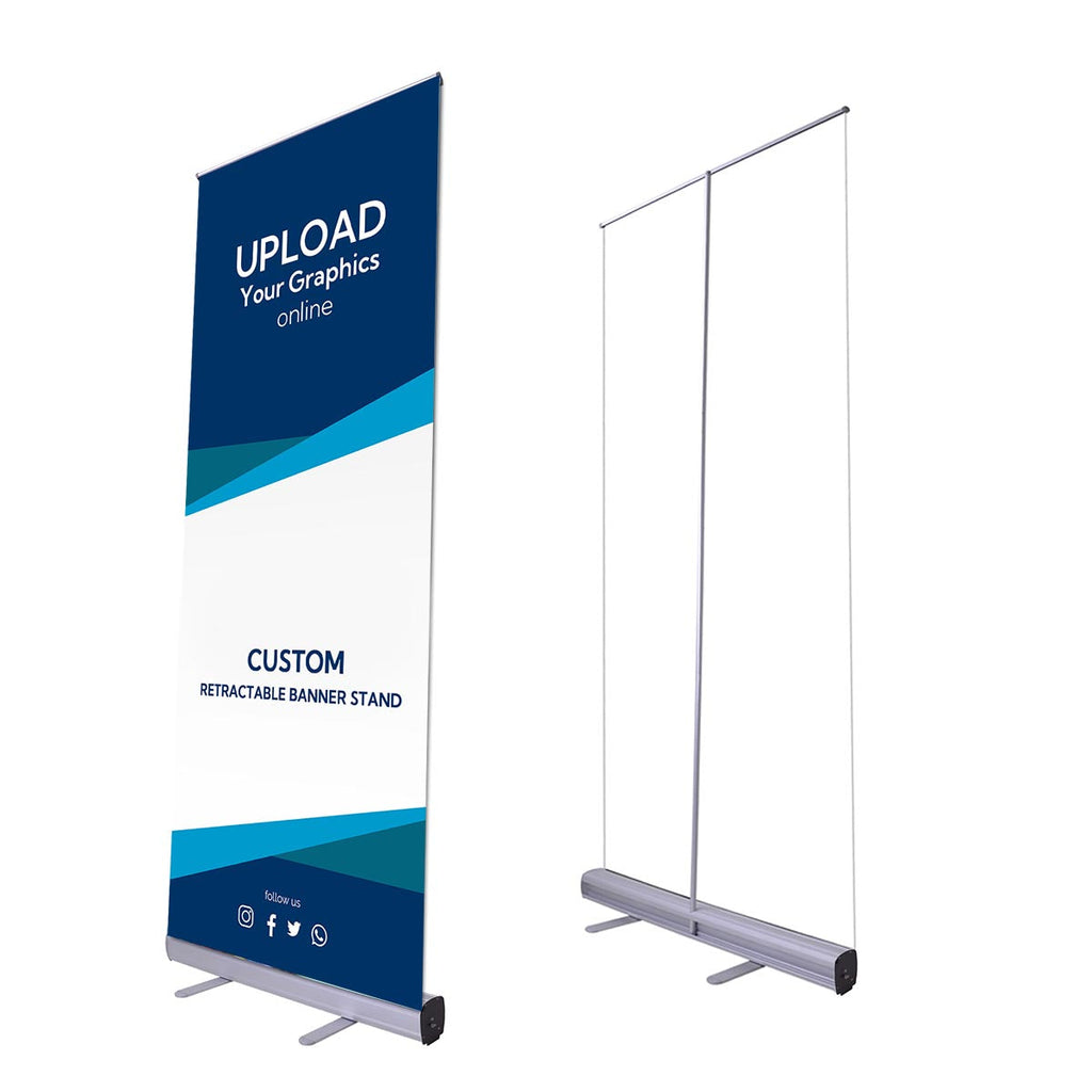 Yescom Retractable Banner Stand for Events Trade Shows Custom Printed 33x79