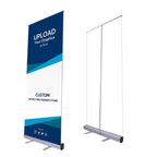 Yescom Retractable Banner Stand for Events Trade Shows Custom Printed 33x79