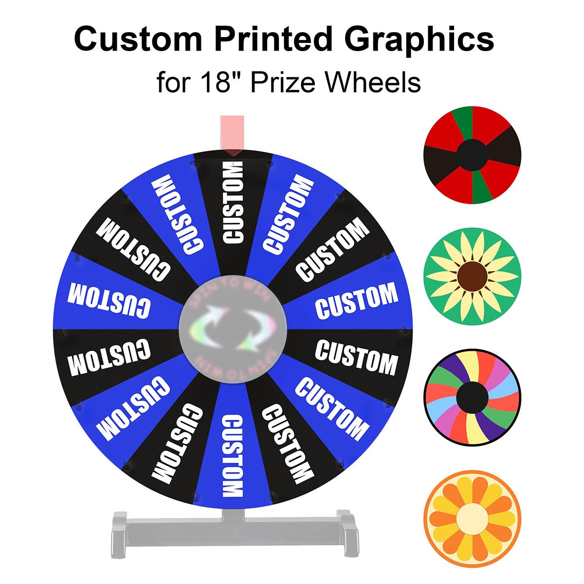 WinSpin Custom Prize Wheel Acrylic Dry Erase Board
