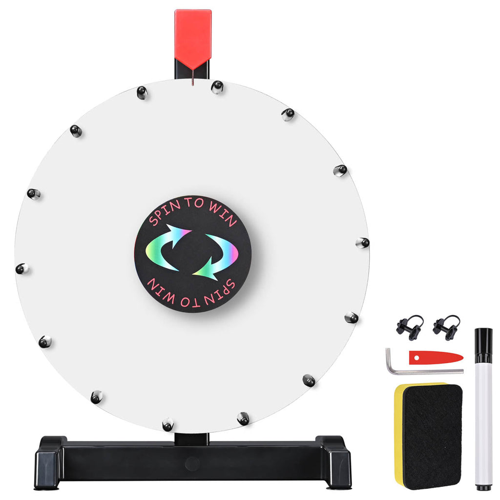 Yescom Wholesale Pack - Dry Erase Spinning Wheel Blank Prize Wheel