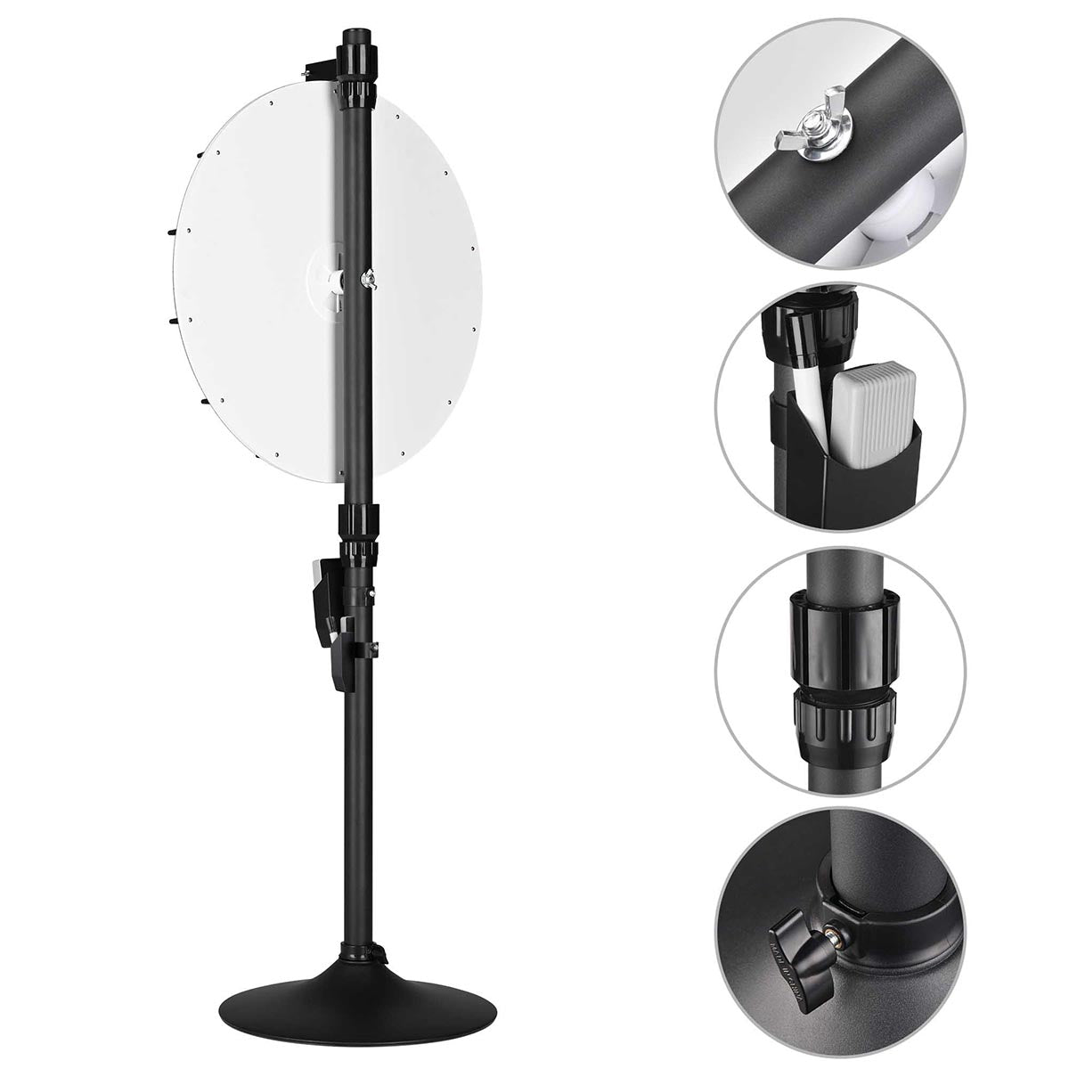 Yescom Wholesale Pack - Dry Erase Spinning Wheel Blank Prize Wheel