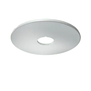 Escutcheon 1/2" NPT 1/8" White Ply Fire Protection System