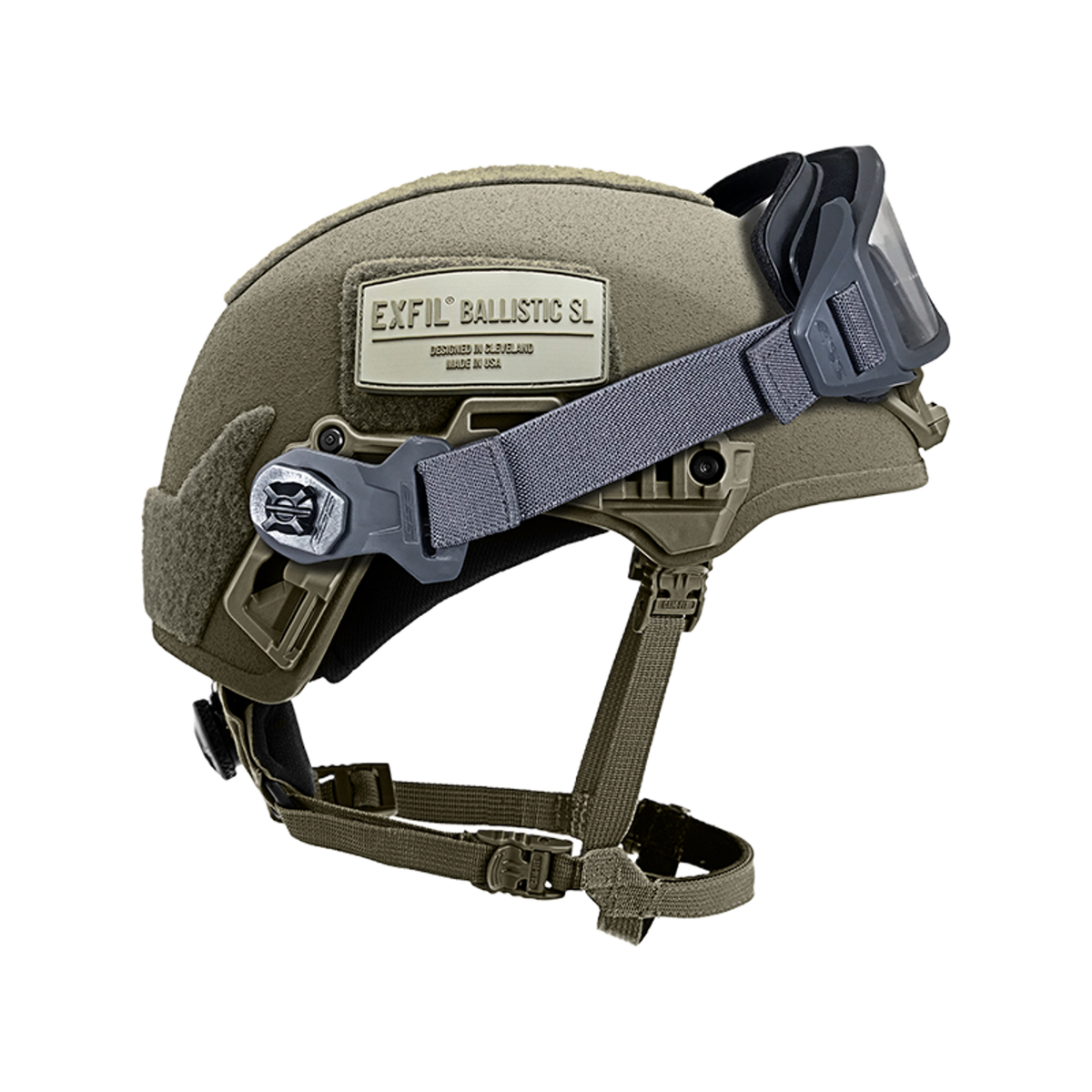 Team Wendy ESS Pivot Rail Mount - Tool-free & Easy to Mount Goggles for EXFIL Helmets