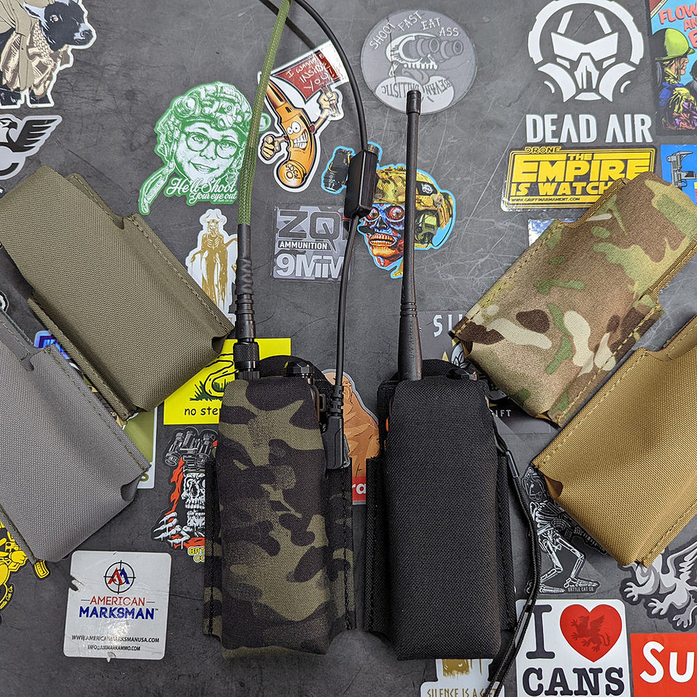 Esstac Baofeng Radio Pouch - with 2 Malice Clips