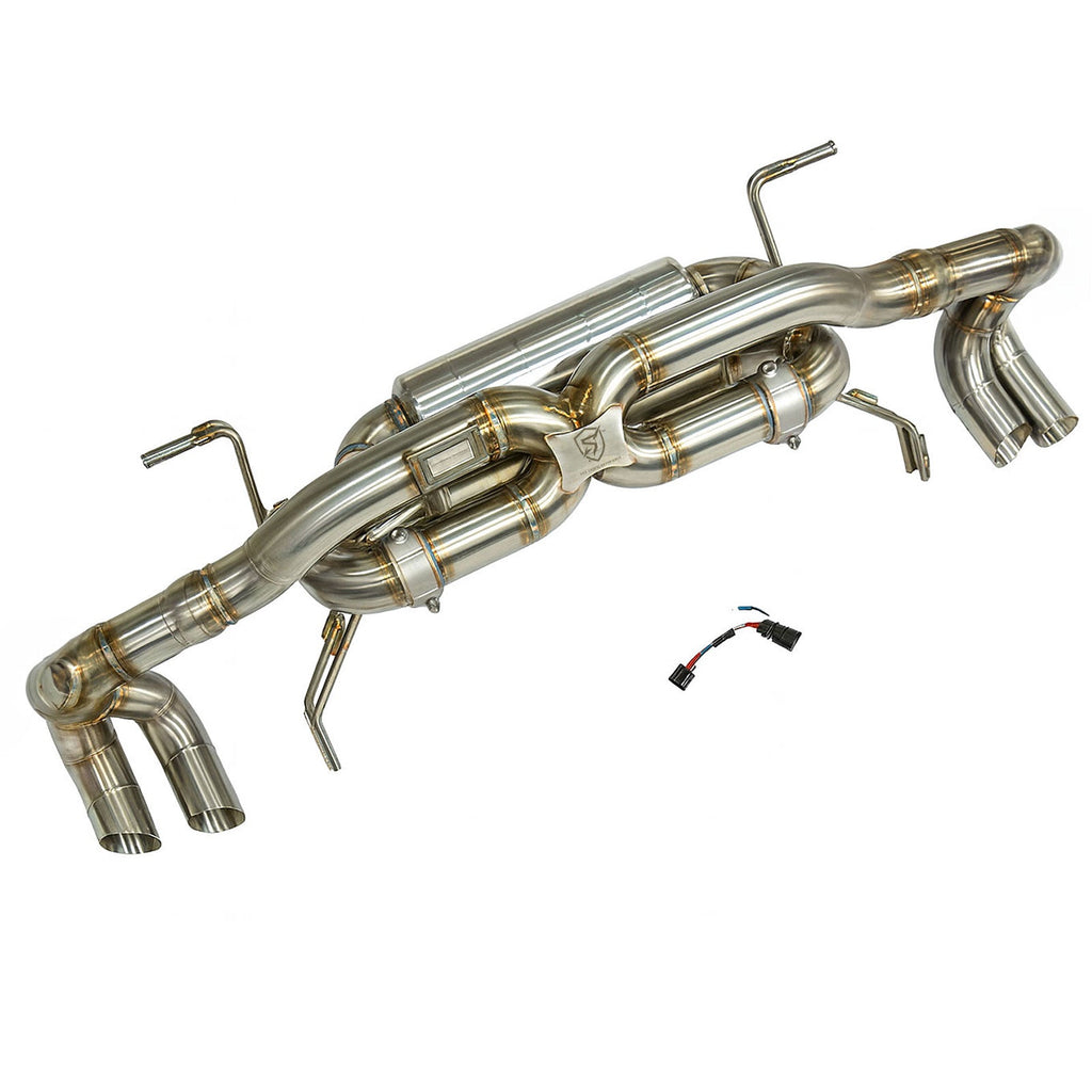 Titanium High Pitch Valved Exhaust System for Lamborghini Gallardo LP
