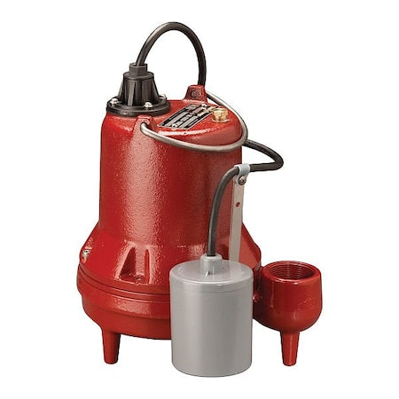 EffluentPump,25ft,5.5A,0.5hp,208to230VAC