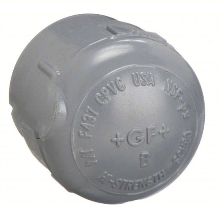 CPVC Cap, Schedule 80, 1/4" Pipe Size, FNPT