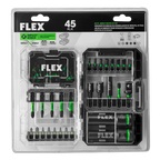 FLEX FAM10103-45 Impacks 45-Piece Impact Driver Bit Set