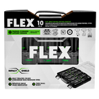 FLEX FAM10401-10 10pc Thin Wall Deep Well 6-point 1/2" Drive Impact Nut Socket Set