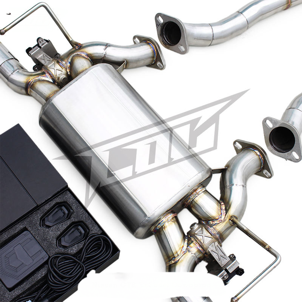 Valved Stainless Steel Catback Exhaust System for Infiniti Q50S 3.7L