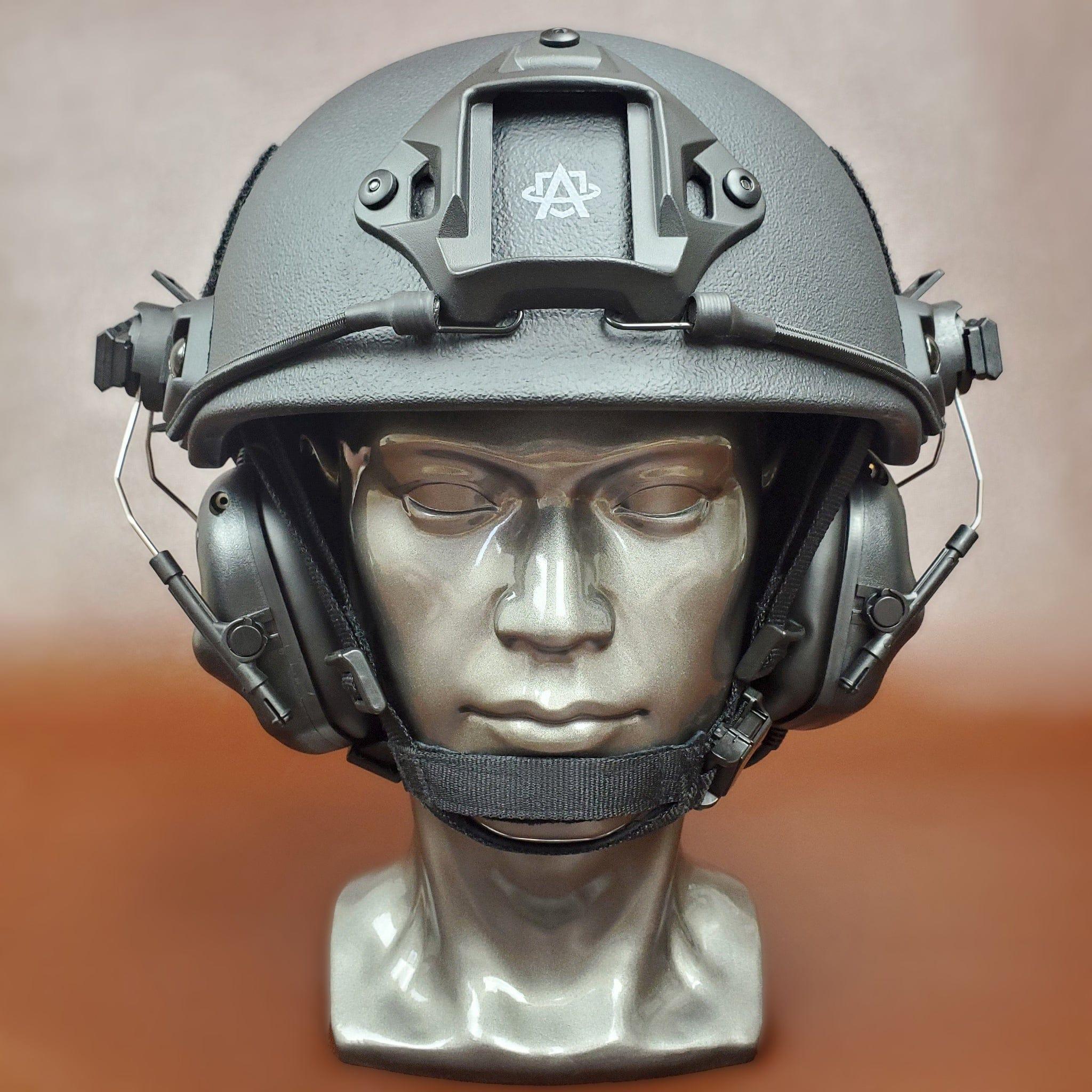 FAST High-Cut Ballistic Helmet - NIJ Level IIIA+ - Tan, Black, Green