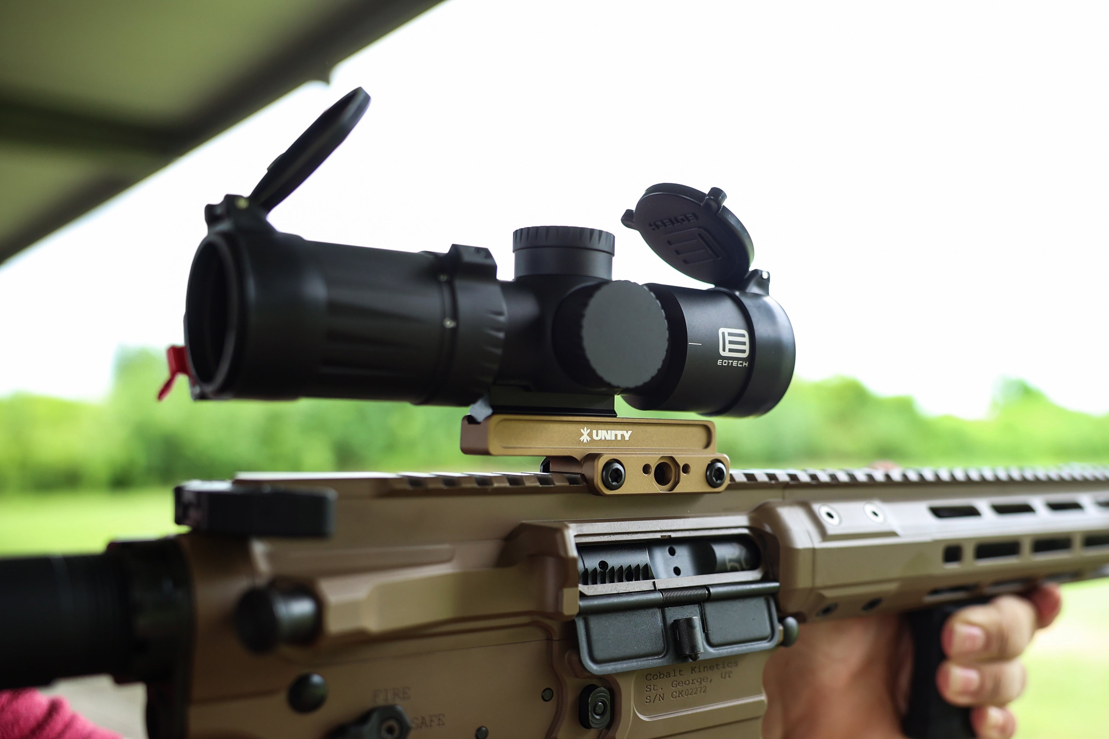 Unity Tactical FAST Kickr - Lightweight Heads-Up Mount for Vudu & VCOG Scopes - Made in USA