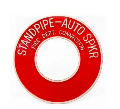 FDC Wall Plates for Fire Department Connection Identification