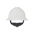 V-Gard Slotted Full Brim Hard Hat, Fas-Trac III Suspension, Type I, Class E, White