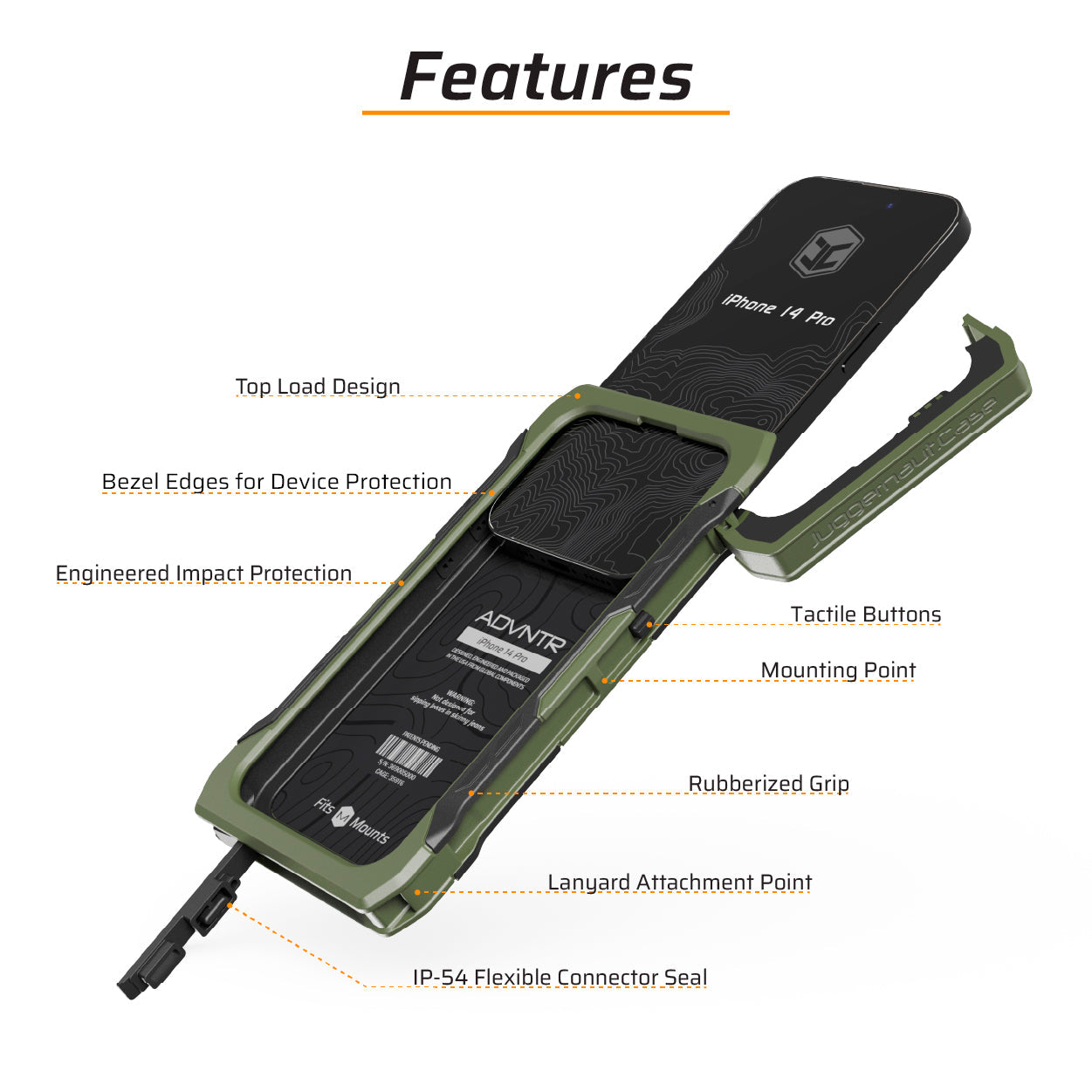 iPhone 14 Pro ADVNTR Phone Case - Made in USA