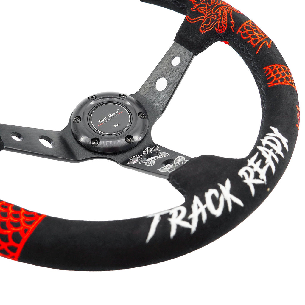 Track Ready 350mm Steering Wheel + Hub Adapter Kit For BMW E46 M3 316 318 320 323 325 328 330