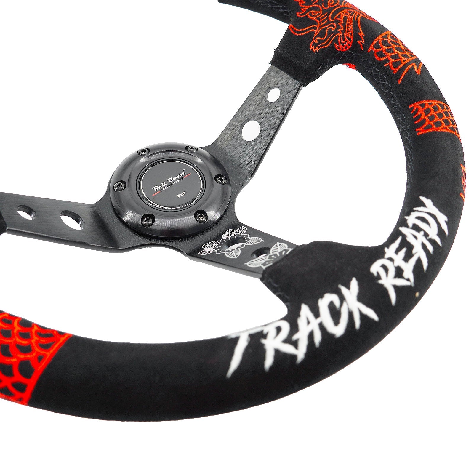 Track Ready 350mm Steering Wheel + Hub Adapter Kit For 2002-2012 Mini Cooper
