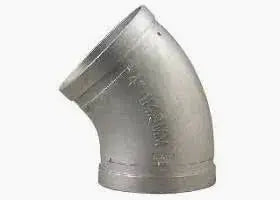 Fire Protection Grooved 45° Elbow VG211 Corrosion-Resistant