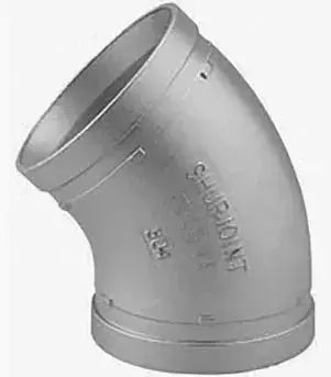 Fire Protection Grooved 45° Elbow VG211 Corrosion-Resistant