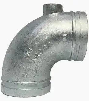 Fire Protection Grooved Drain Elbow E-9 Radius