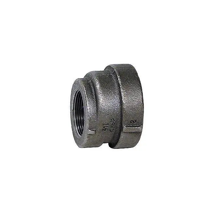 6" X 4" Black Cast Iron Flanged Eccentric Reducer