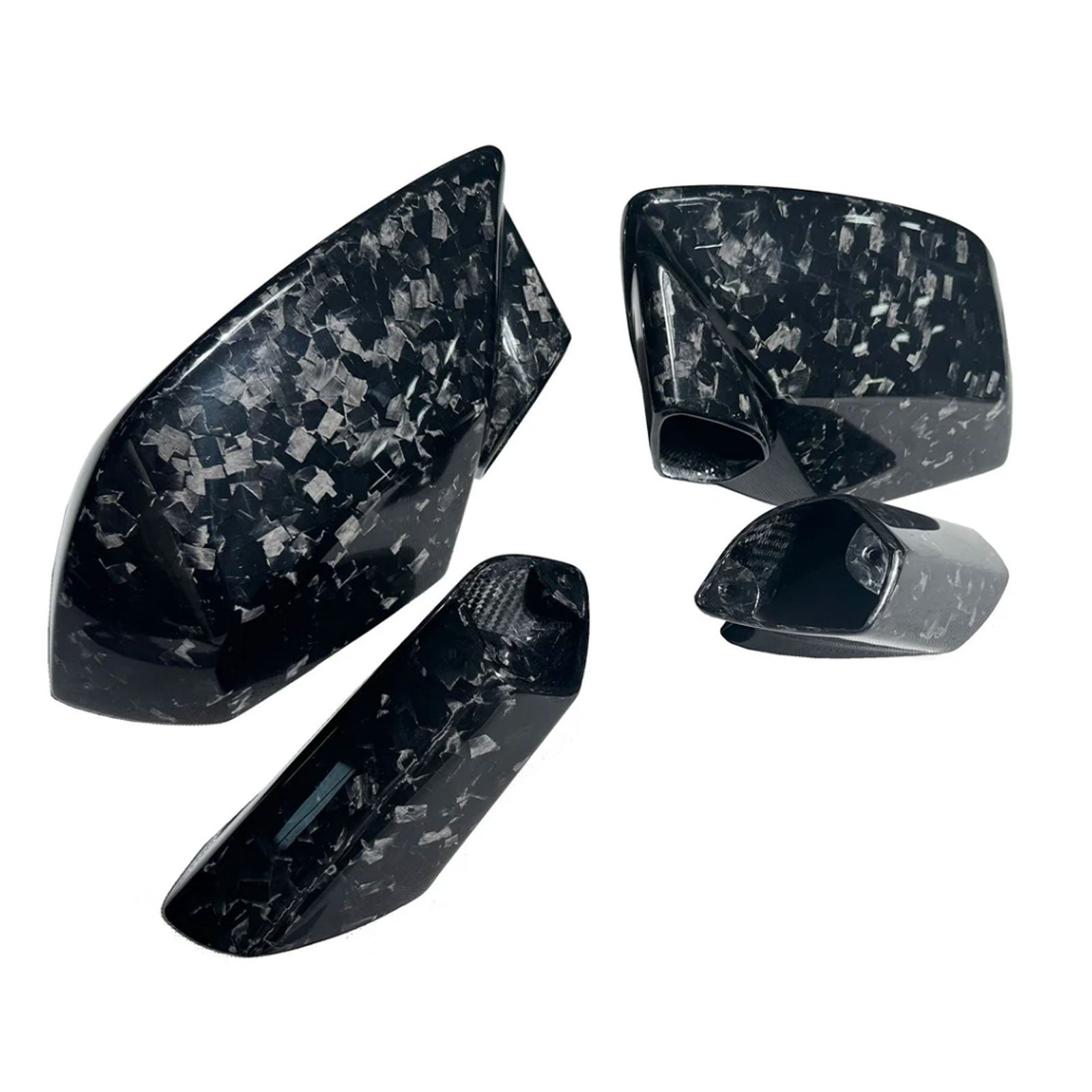 Forged Carbon Fiber Mirrors Cap Cover for Lamborghini Huracan Tecnica LP580 LP610 LP640