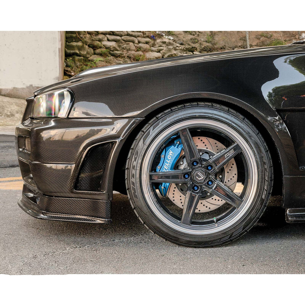 Dry Carbon Fiber Z Tune Style Front Bumper for Nissan Skyline R34