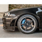 Dry Carbon Fiber Z Tune Style Front Bumper for Nissan Skyline R34