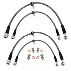 Front & Rear Brake Line Replacement Kit For 92-95 Honda Civic w/rear disc