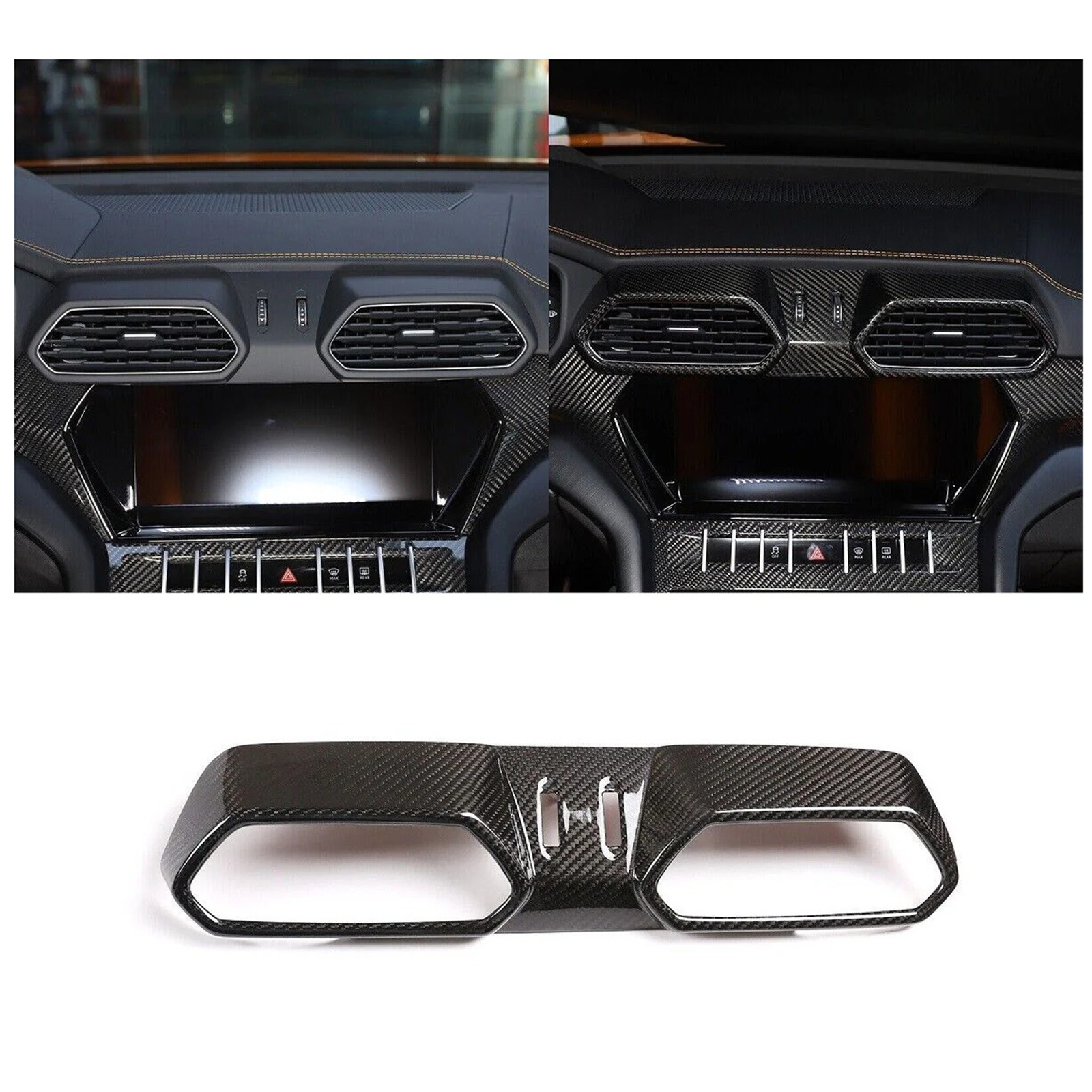 Dry Carbon Fiber Interior Trim Kit for Lamborghini Urus