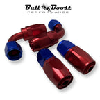 6AN 90 Degree Billet Swivel Seal Braided Steel Hose End Fitting Oil/Fuel/Water KIT