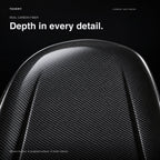 Full Back Seat Replacement for Model 3 / Y - Carbon Fiber Interior Mods