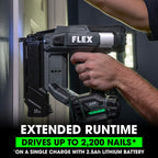 FLEX FX4331-1A 18Ga Brad Nailer Kit (1x2.5Ah Battery+160W Charger)