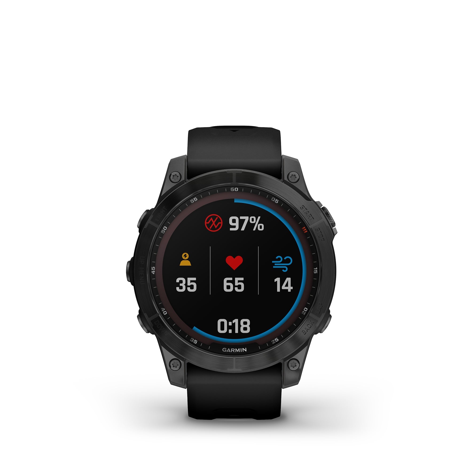 Garmin Fenix 7 Sapphire Solar - Solar Powered Smartwatch w/ Health Features