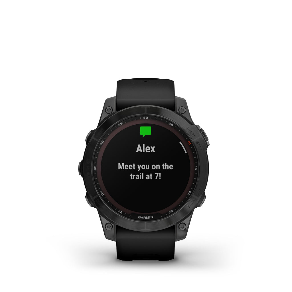Garmin Fenix 7 Sapphire Solar - Solar Powered Smartwatch w/ Health Features