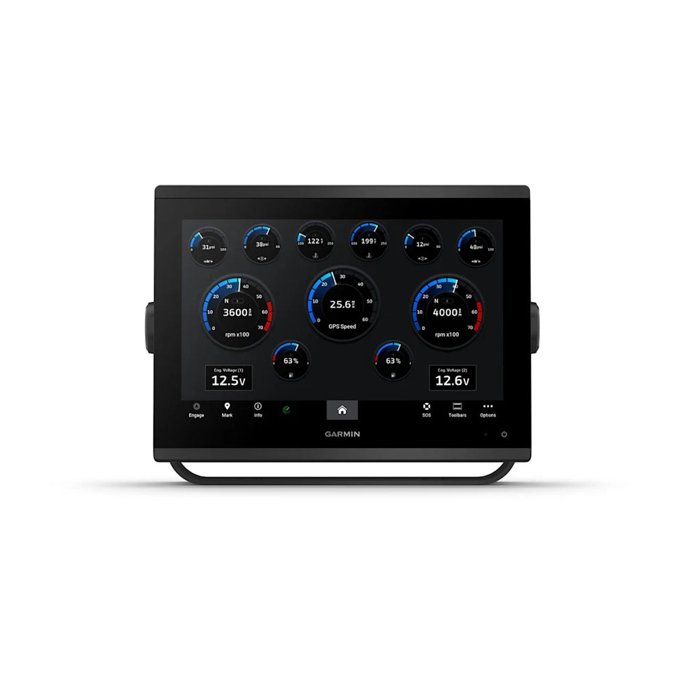 Garmin GPSMAP 1243xsv - Marine Chartplotter & Fishfinder - Complete Kit