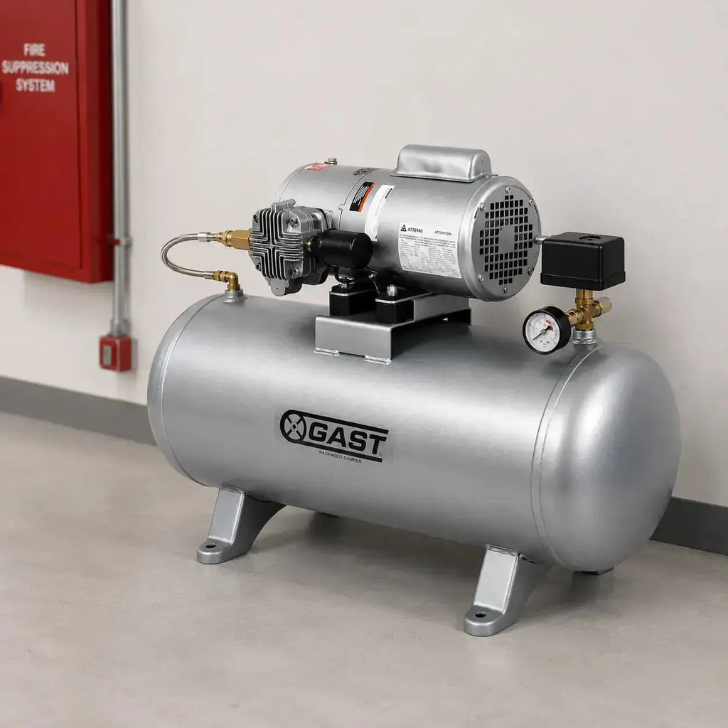 GAST Professional Fire Protection UL Tank Air Compressor